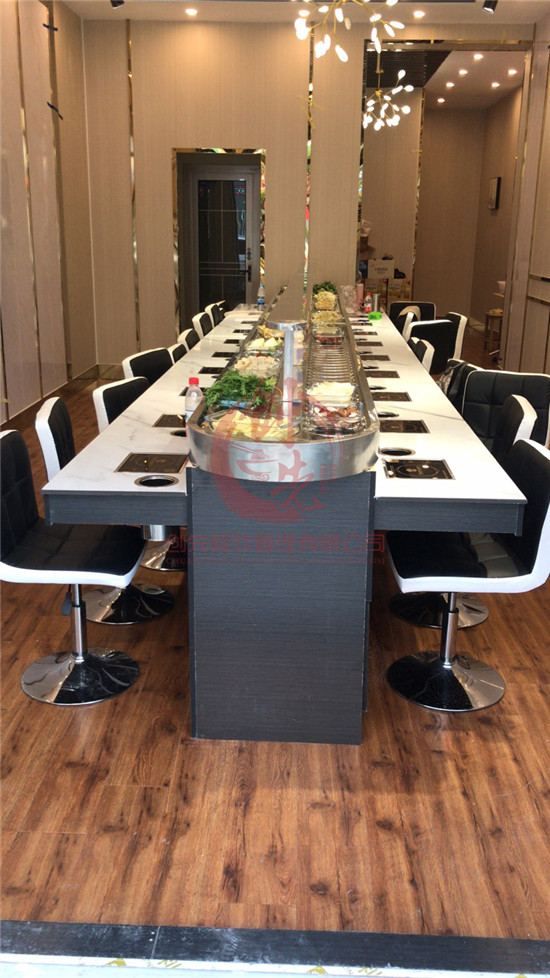 自助旋转火锅设备