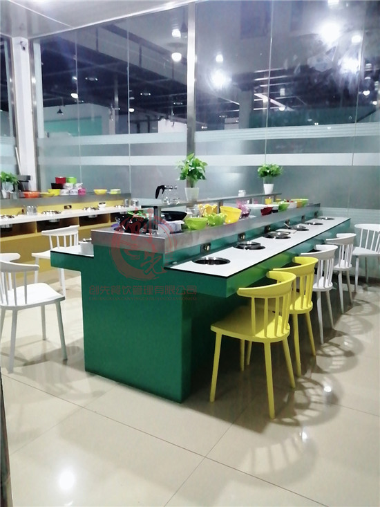 旋转式自助火锅设备厂家