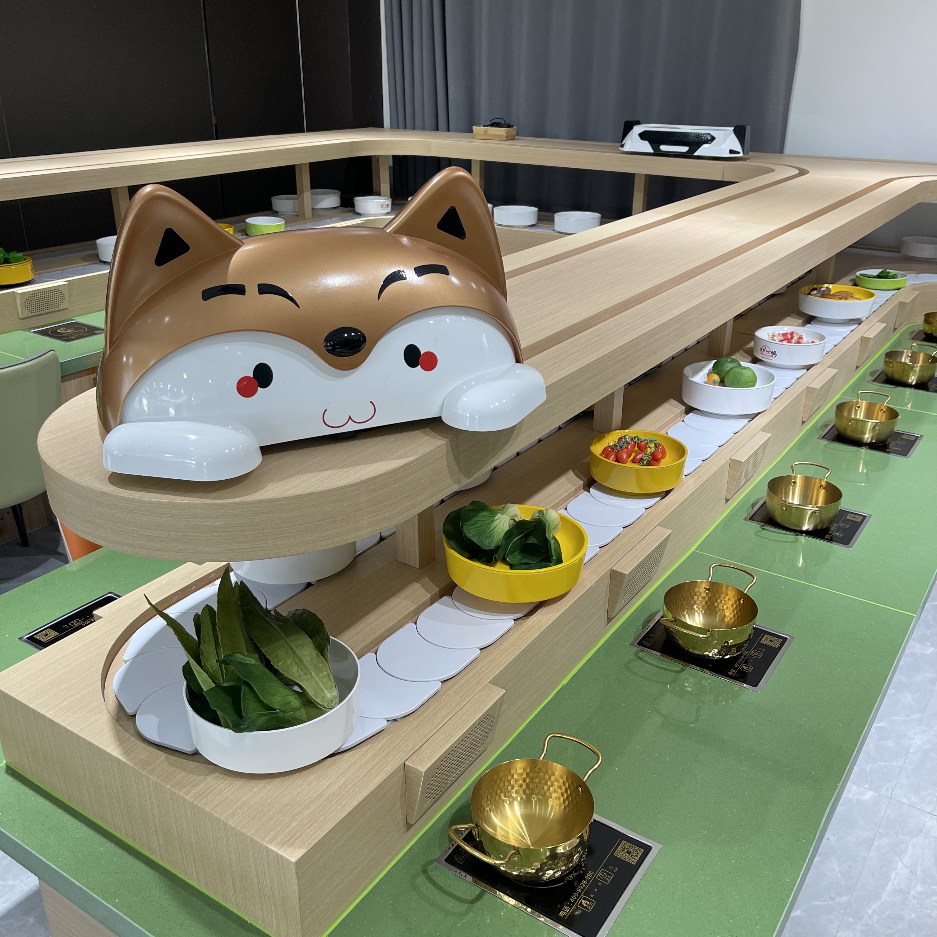 智能送餐火锅设备