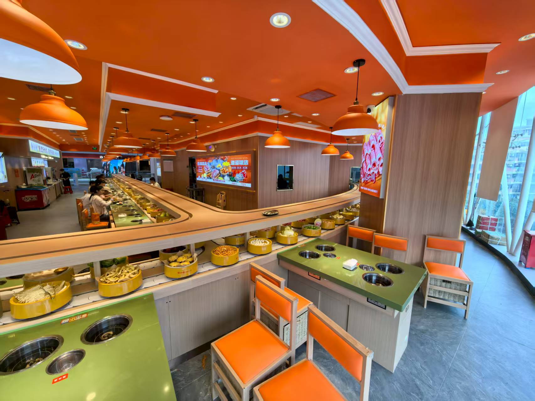 智能送餐火锅设备