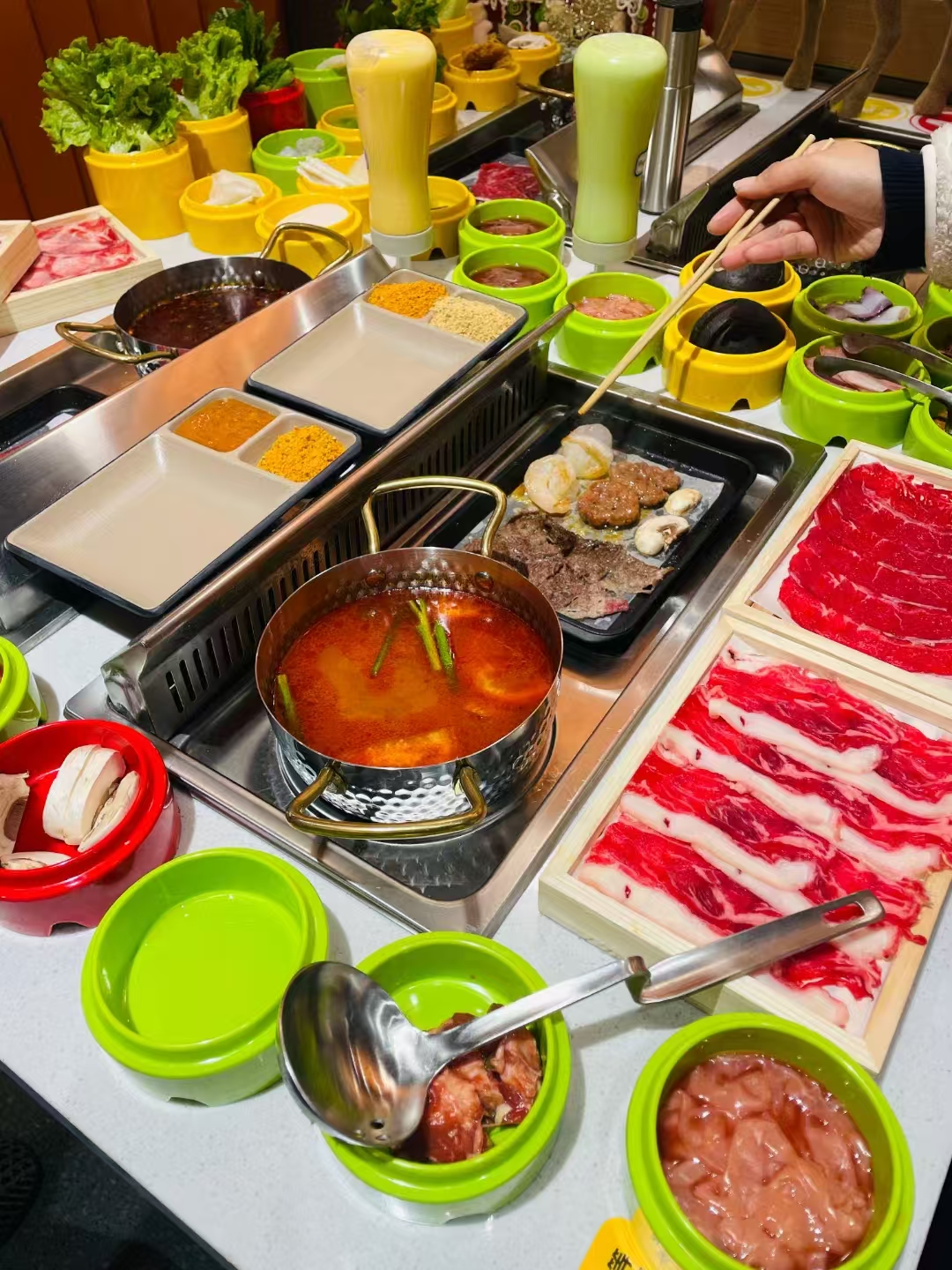 涮烤一体定制设备